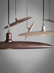 Disc Wooden Pendant Lamp