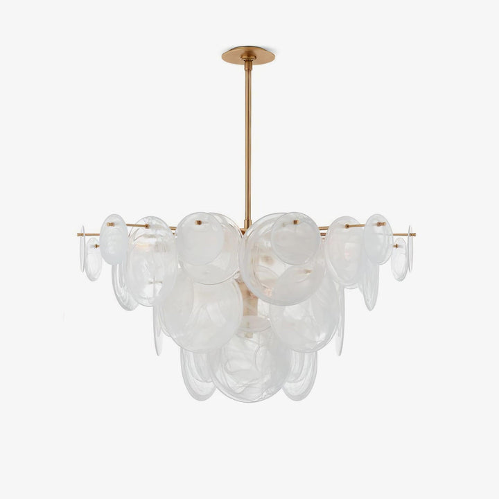 Brass Discs Cascading Chandelier - Vakkerlight