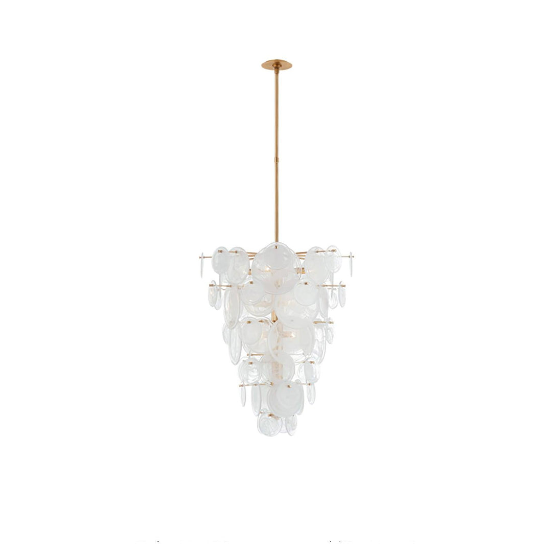 Brass Discs Cascading Chandelier - Vakkerlight