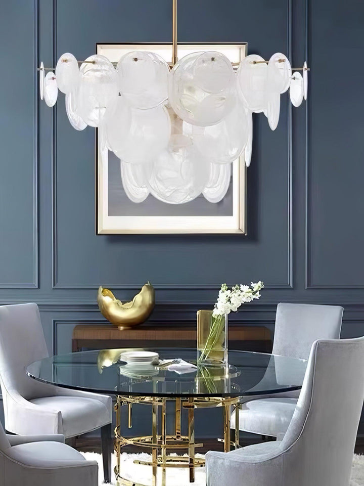 Brass Discs Cascading Chandelier - Vakkerlight