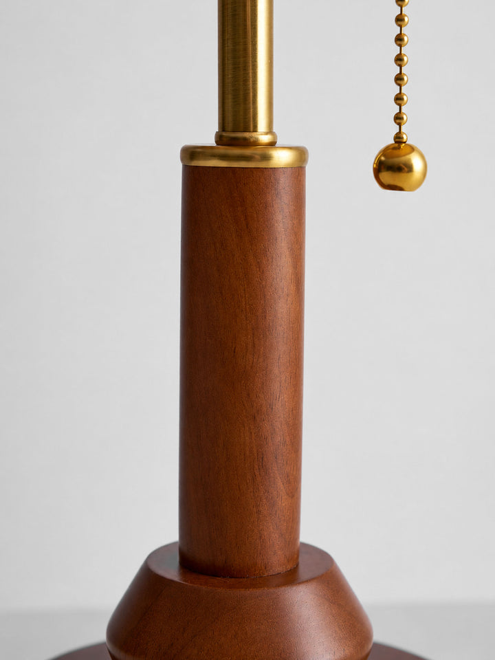 Dome Wooden Table Lamp