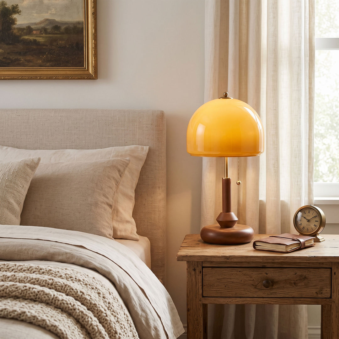 Dome Wooden Table Lamp - Vakkerlight