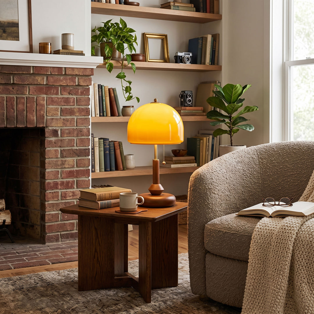 Dome Wooden Table Lamp - Vakkerlight