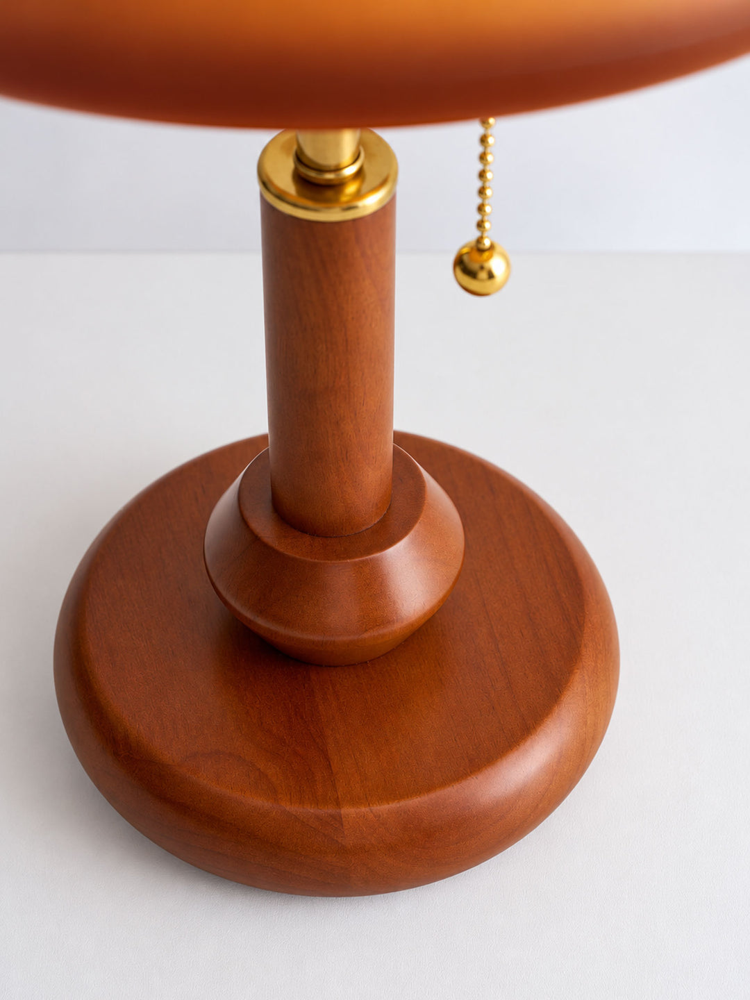 Dome Wooden Table Lamp