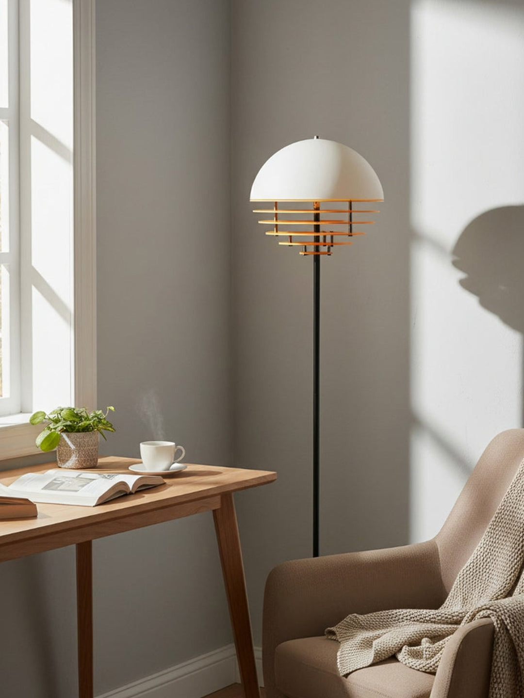 Dome Louver Floor Lamp - Vakkerlight