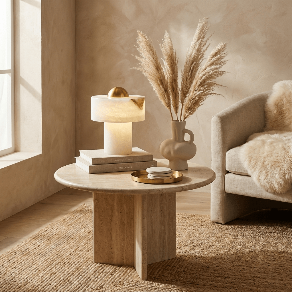 Dome Alabaster Table Lamp - Vakkerlight