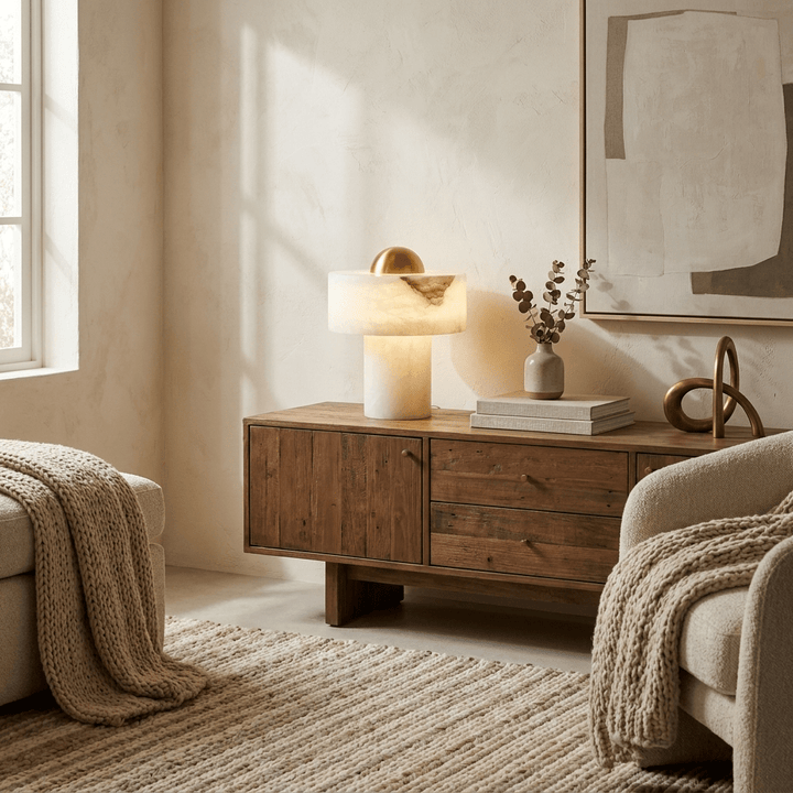 Dome Alabaster Table Lamp - Vakkerlight
