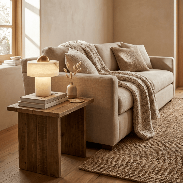 Dome Alabaster Table Lamp - Vakkerlight