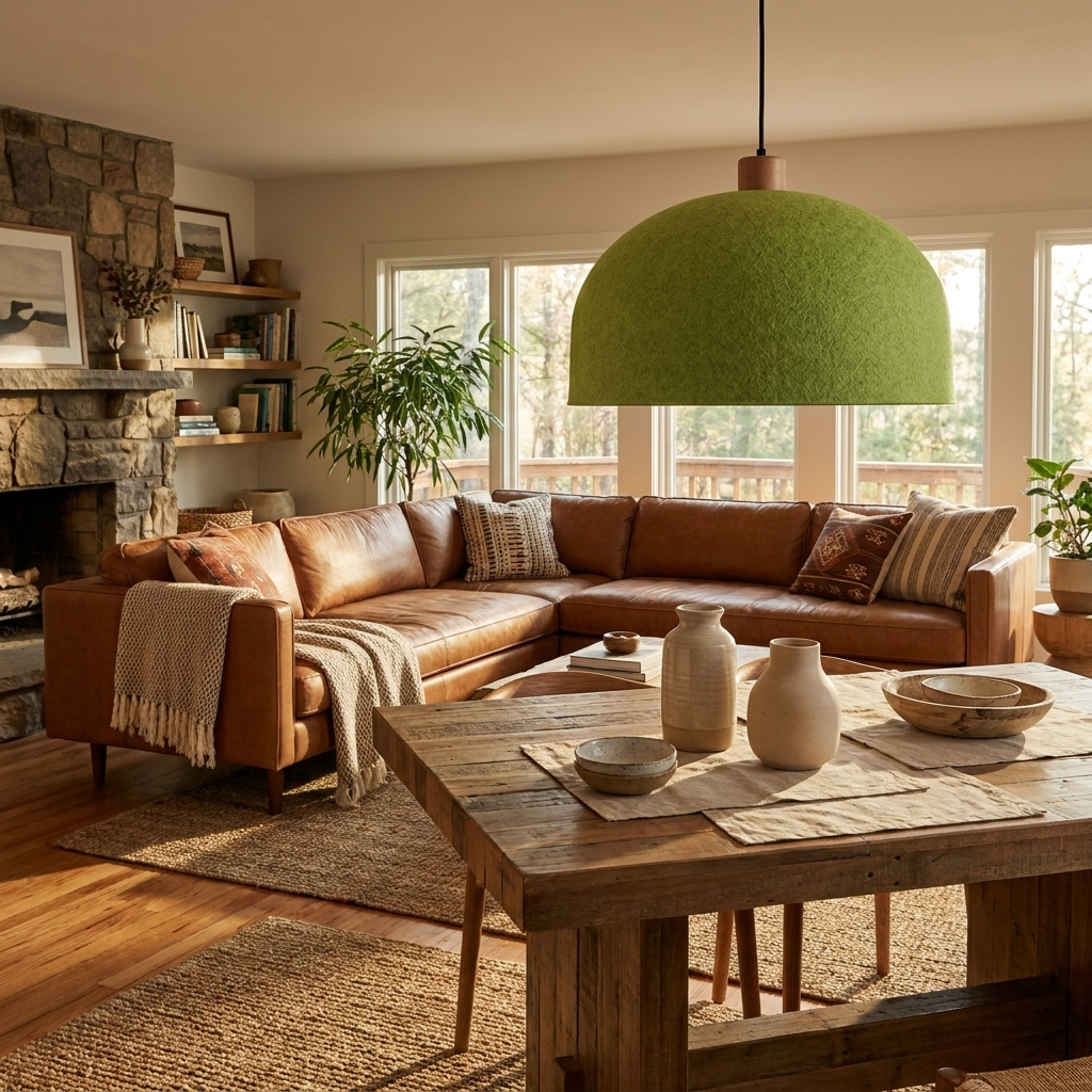 Dome Hat Acoustic Pendant Light