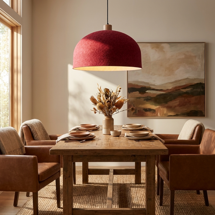 Dome Hat Acoustic Pendant Light