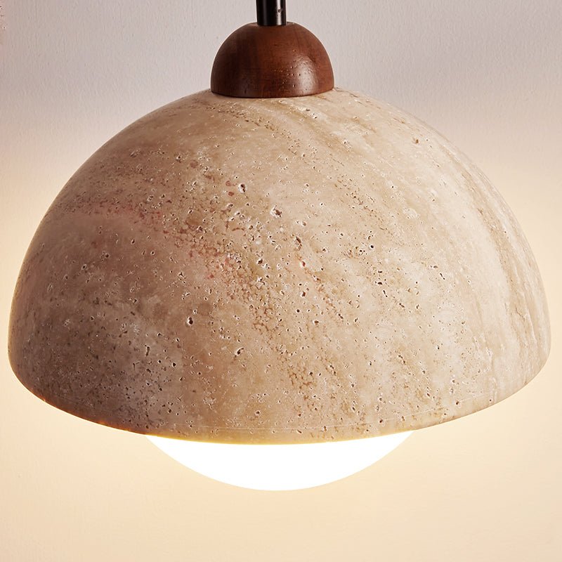 Dome Travertine Pendant Lamp - Vakkerlight