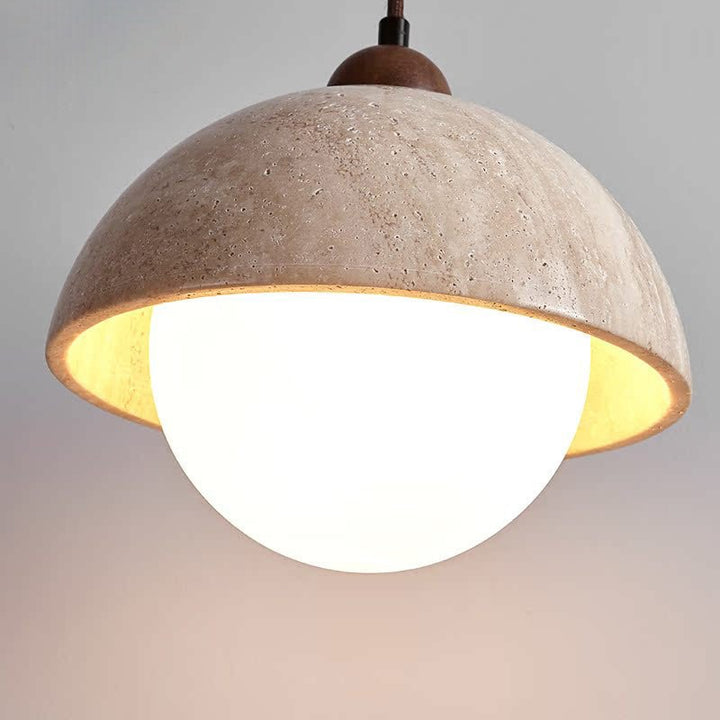 Dome Travertine Pendant Lamp - Vakkerlight