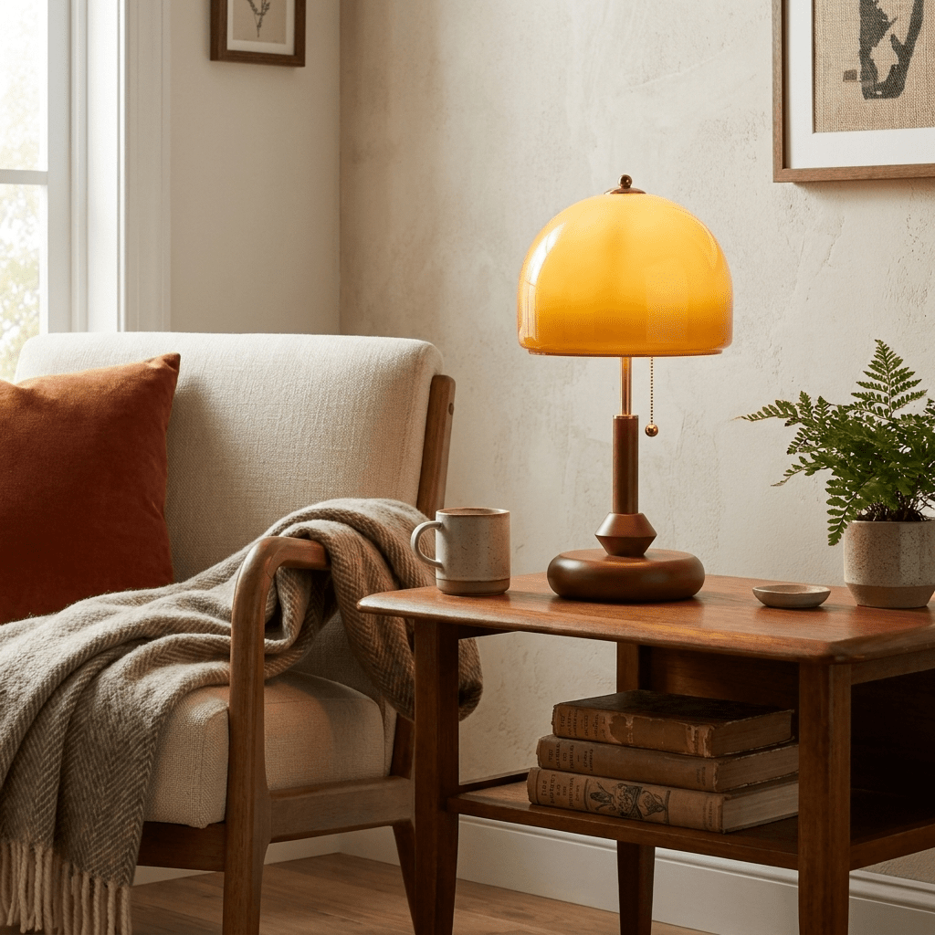 Dome Wooden Table Lamp - Vakkerlight