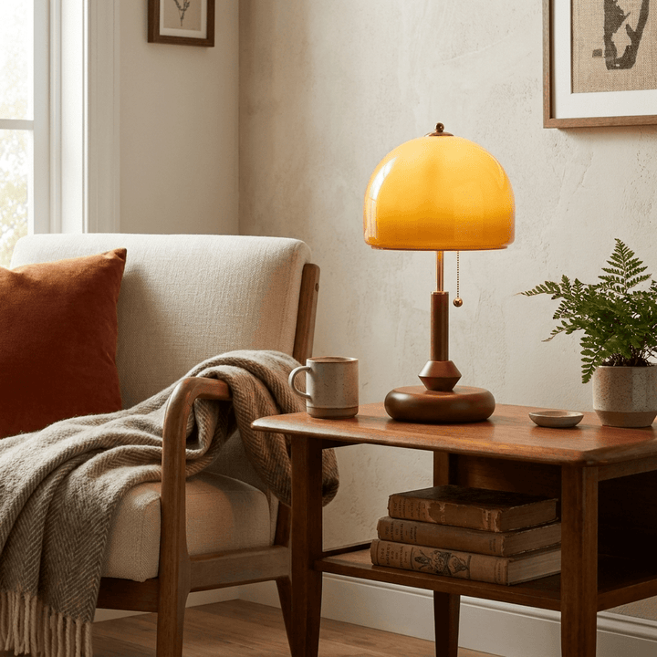 Dome Wooden Table Lamp - Vakkerlight