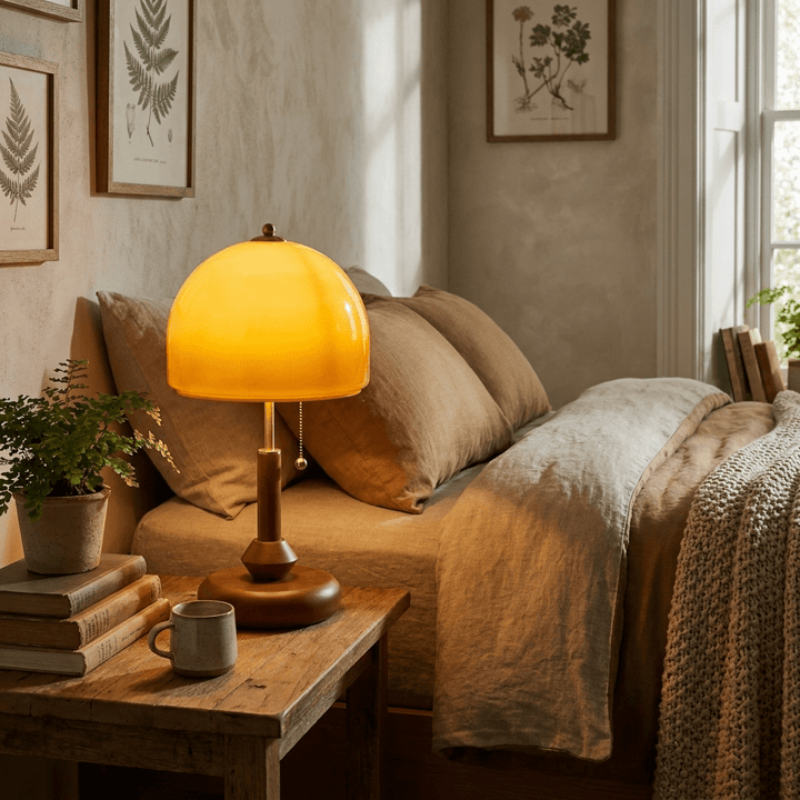 Dome Wooden Table Lamp - Vakkerlight