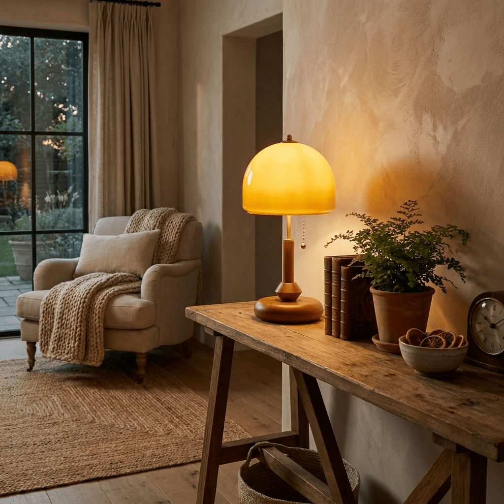 Dome Wooden Table Lamp - Vakkerlight