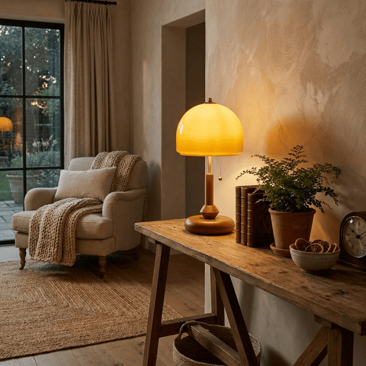 Dome Wooden Table Lamp - Vakkerlight