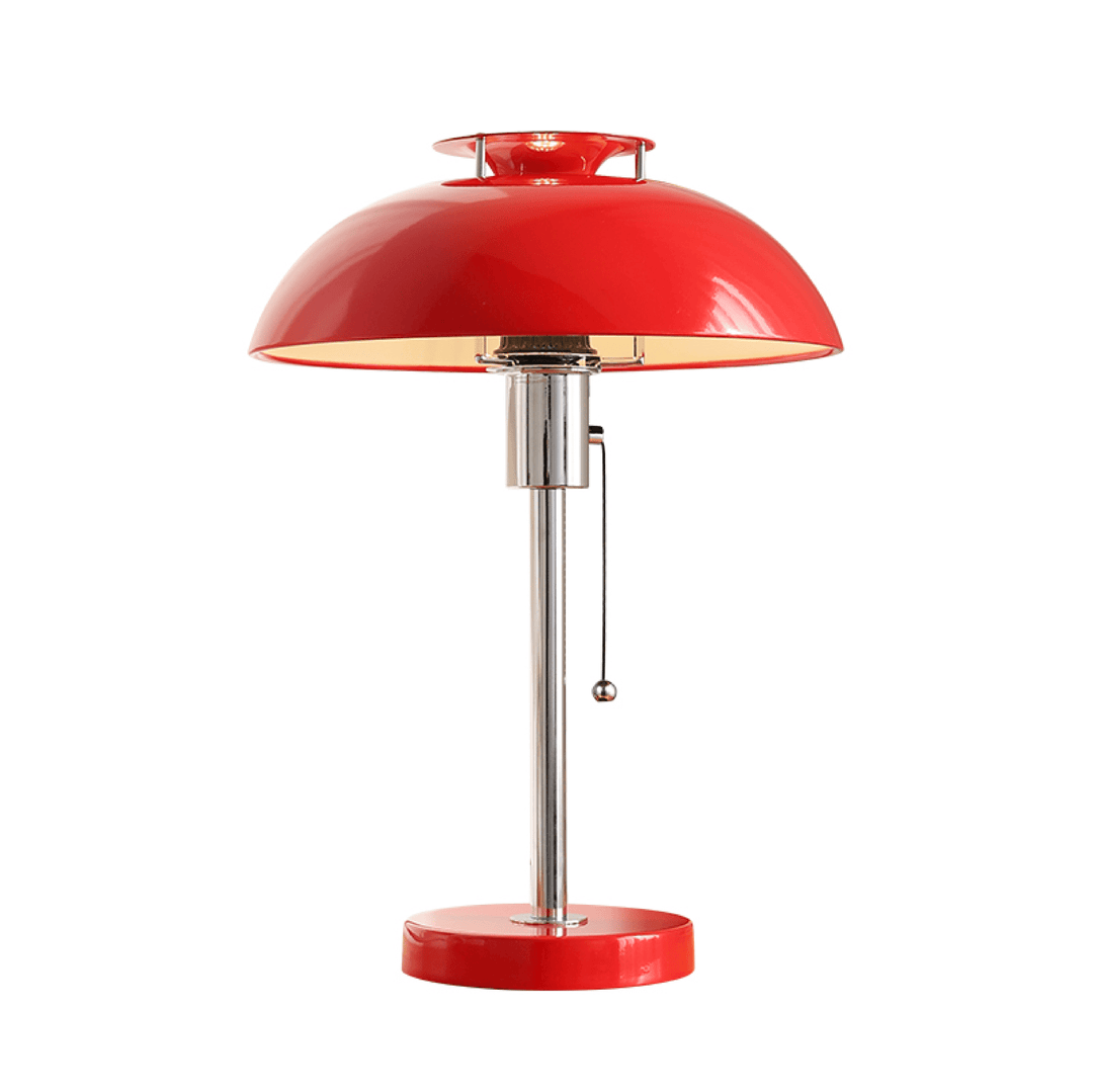 Domo Chrome Mushroom Table Lamp - Vakkerlight