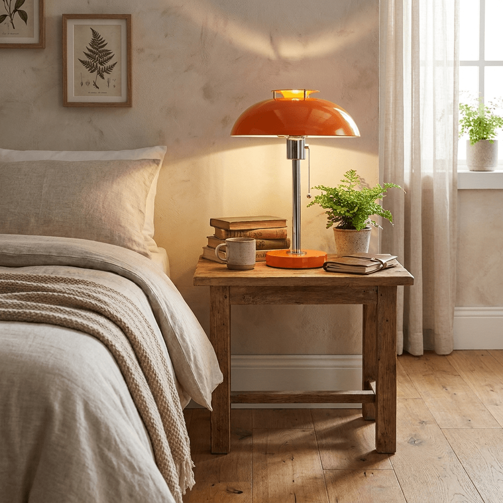 Domo Chrome Mushroom Table Lamp - Vakkerlight