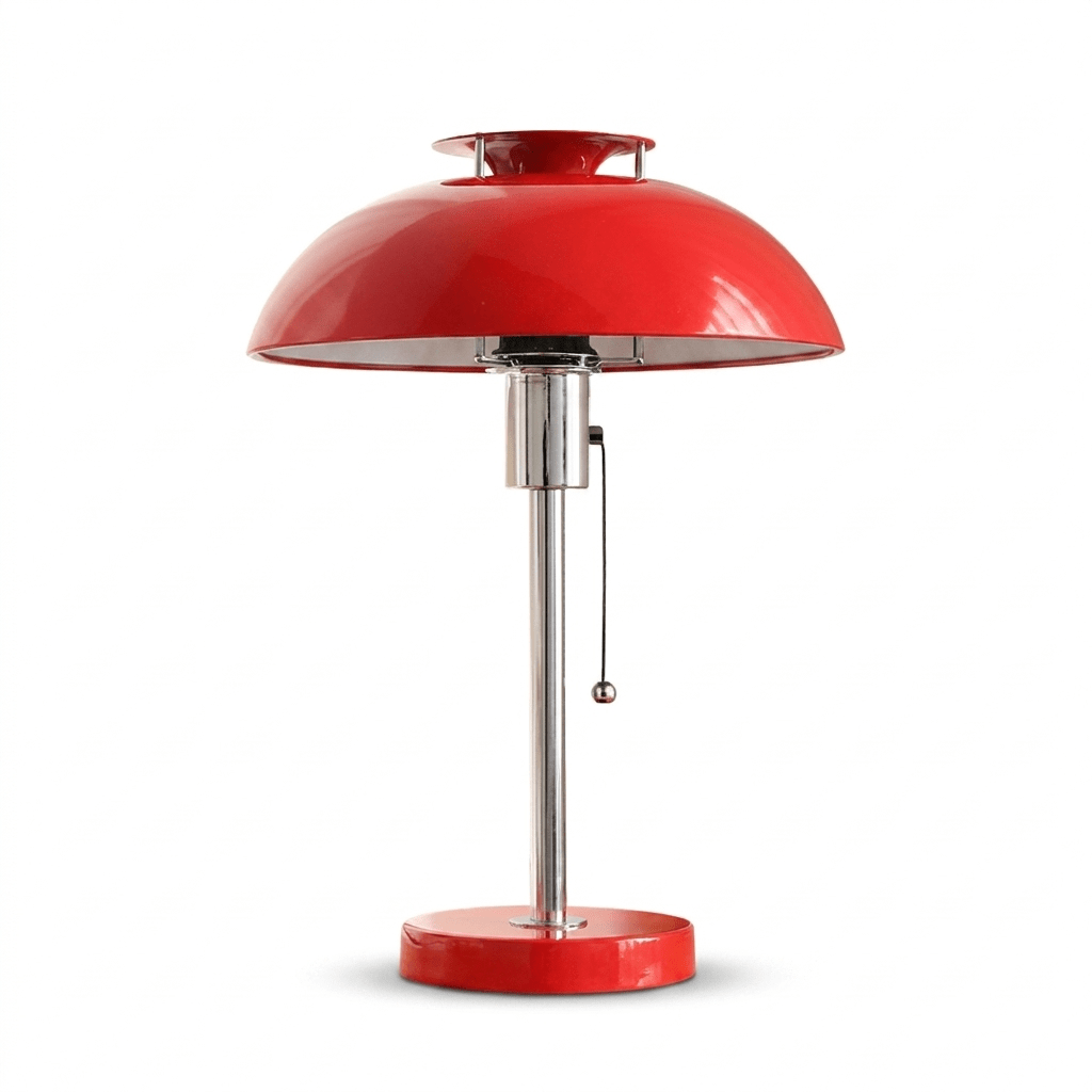 Domo Chrome Mushroom Table Lamp - Vakkerlight