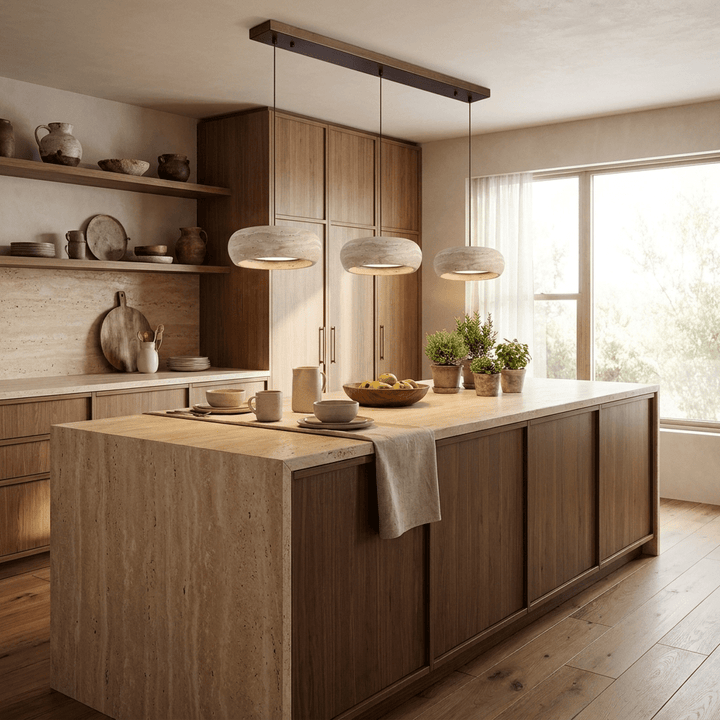 Donut Travertine Pendant Lamp - Vakkerlight