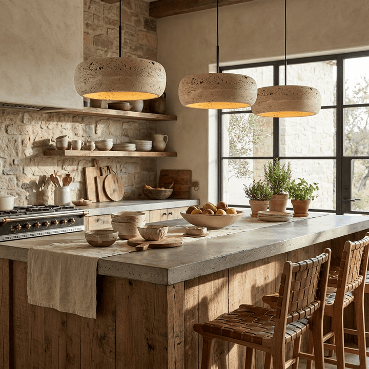 Donut Travertine Pendant Lamp - Vakkerlight