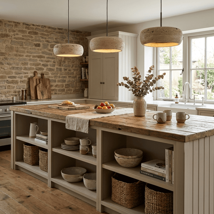 Donut Travertine Pendant Lamp - Vakkerlight