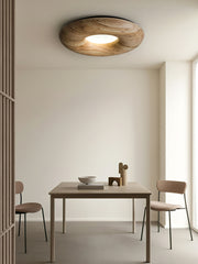 Donut Wood Ceiling Light