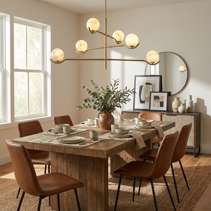 Doris Alabaster Chandelier