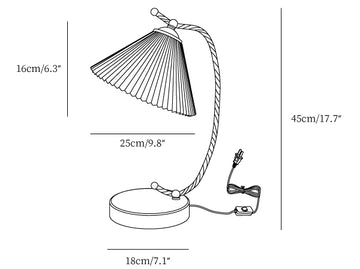 Lampe de Table Dotty — Dimension drawings 1