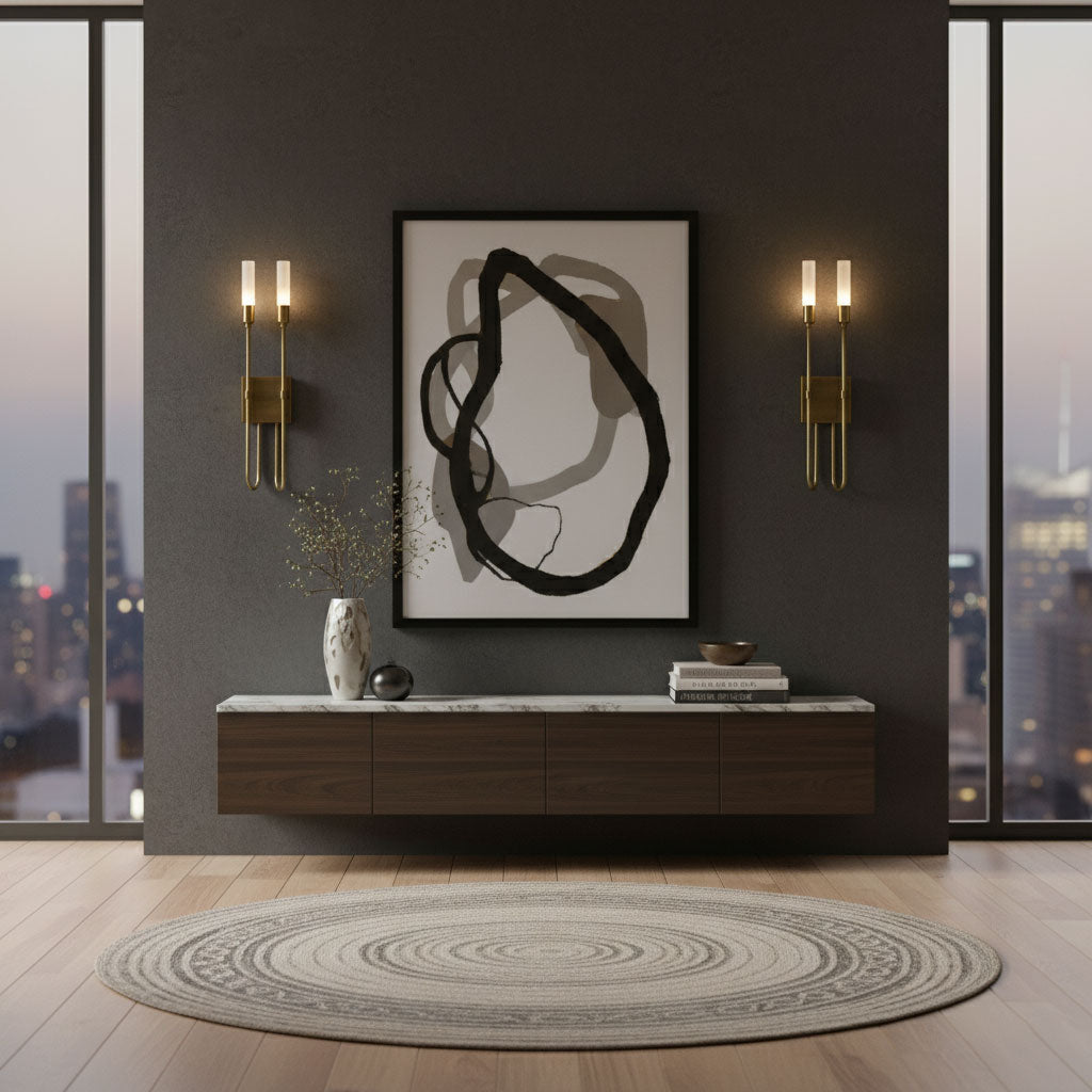Double Arrow Wall Sconce - Vakkerlight