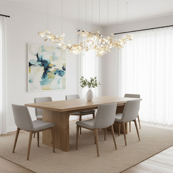 Double Layer Combination Gingko Chandelier - Vakkerlight