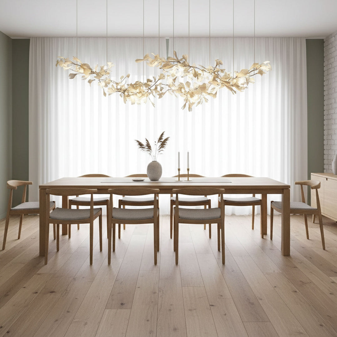 Double Layer Combination Gingko Chandelier - Vakkerlight