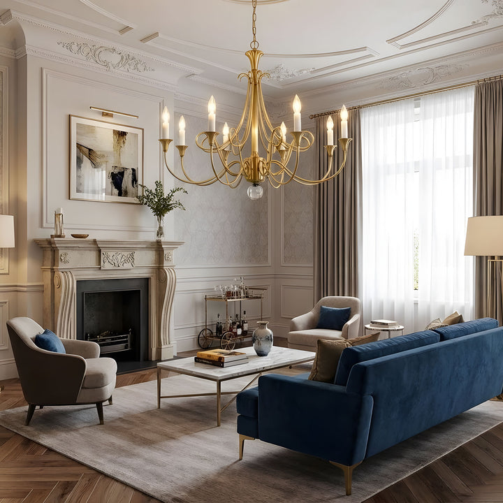 Double Twist Chandelier