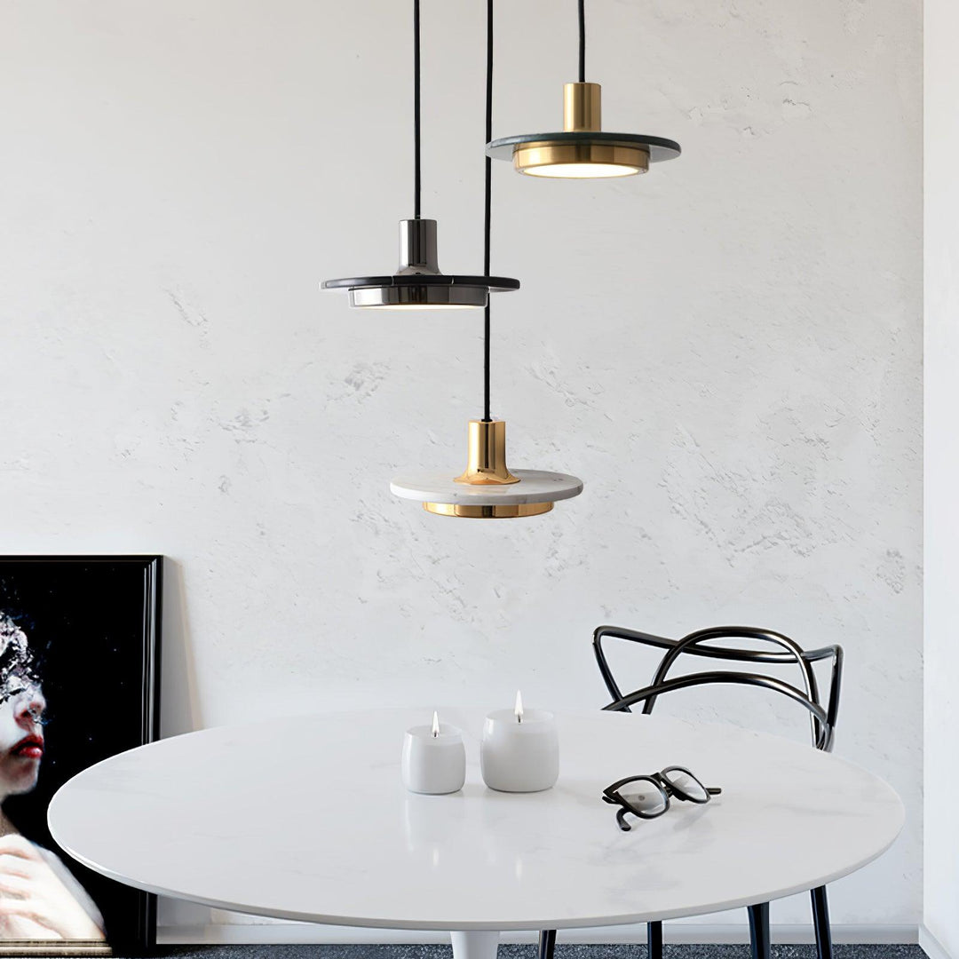 Double Circle Pendant Light - Vakkerlight