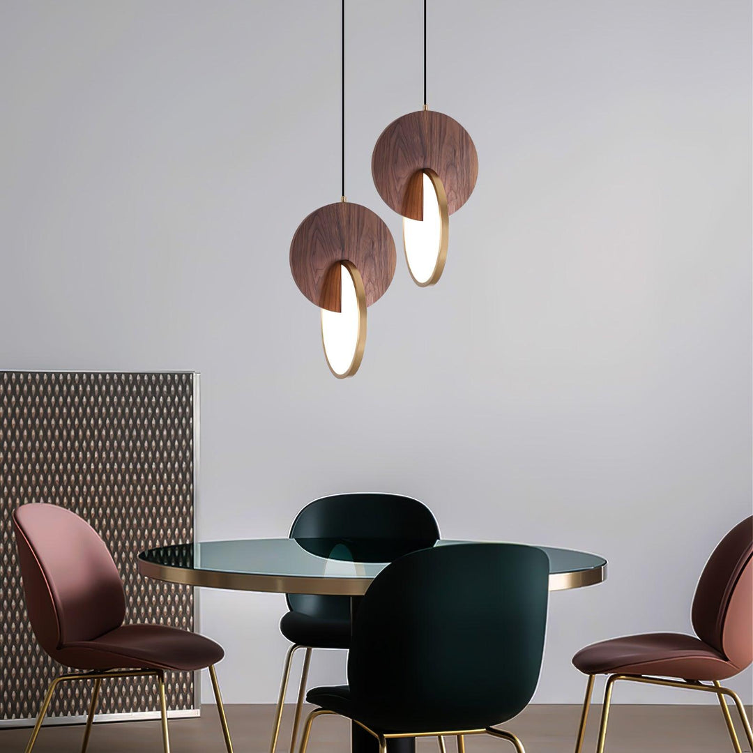 Double Disk Pendant Lamp - Vakkerlight