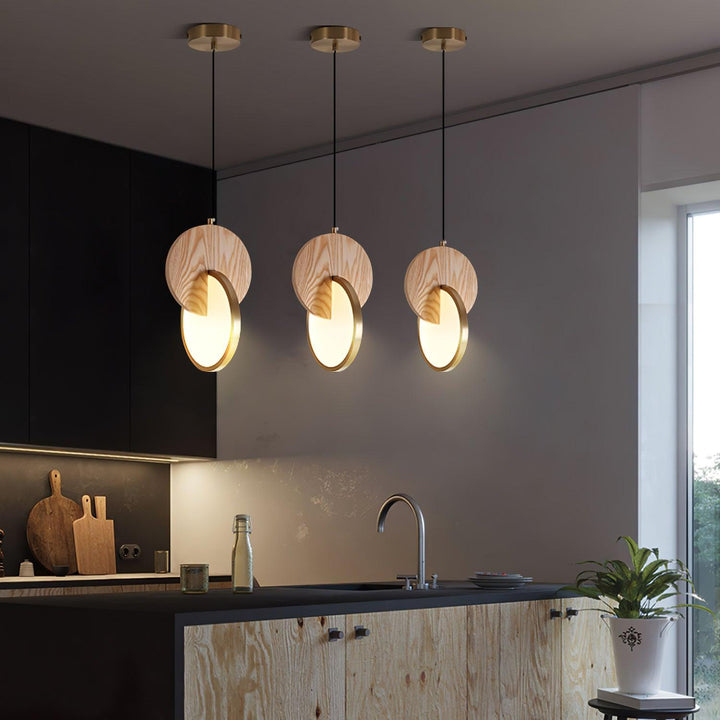 Double Disk Pendant Lamp - Vakkerlight