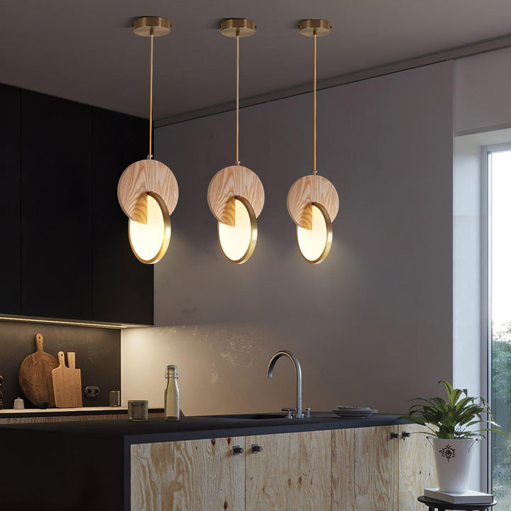 Double Disk Pendant Lamp - Vakkerlight