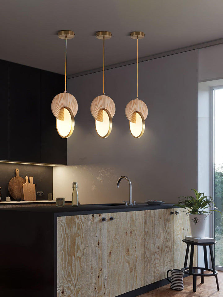 Double Disk Pendant Lamp - Vakkerlight