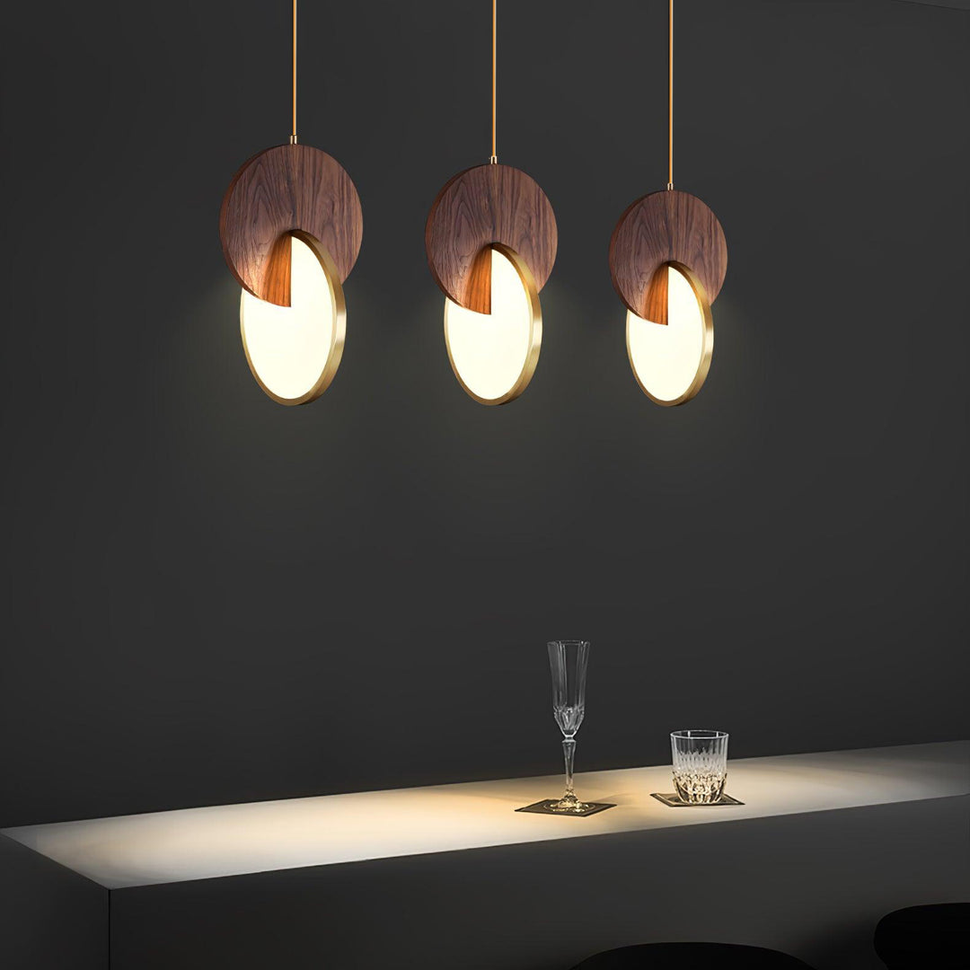 Double Disk Pendant Lamp - Vakkerlight