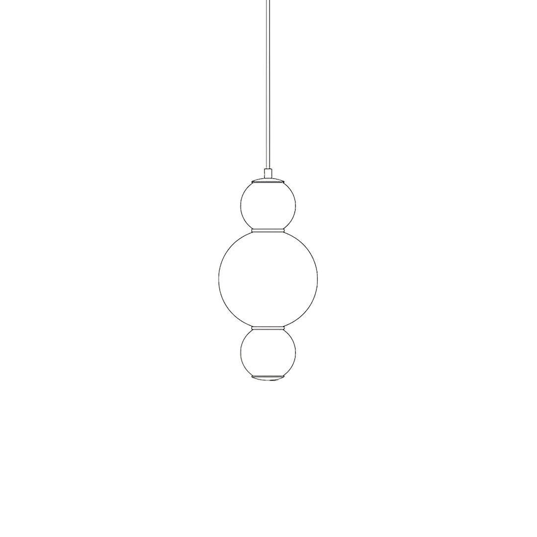 Double Globe Pendant Lamp