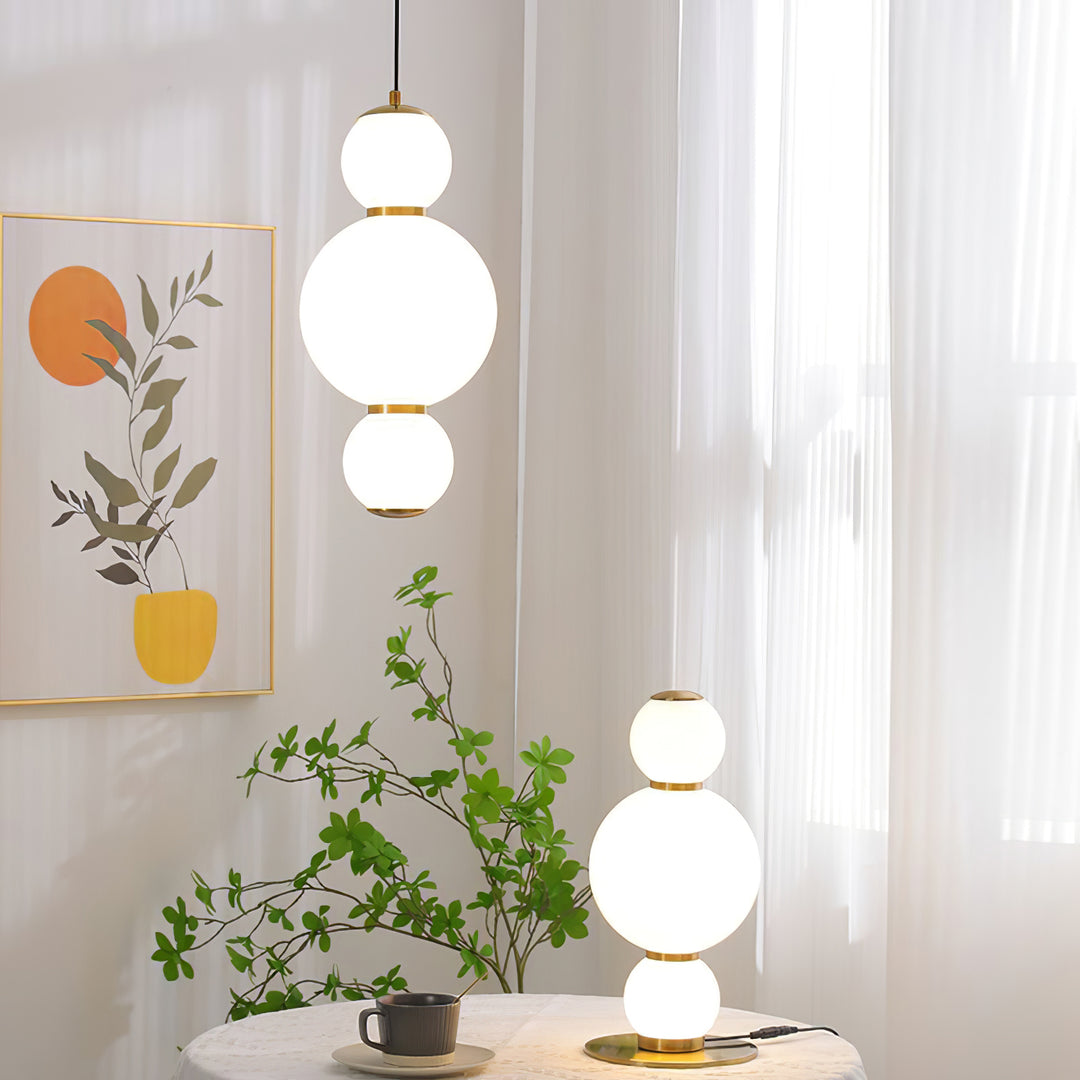 Double Globe Pendant Lamp