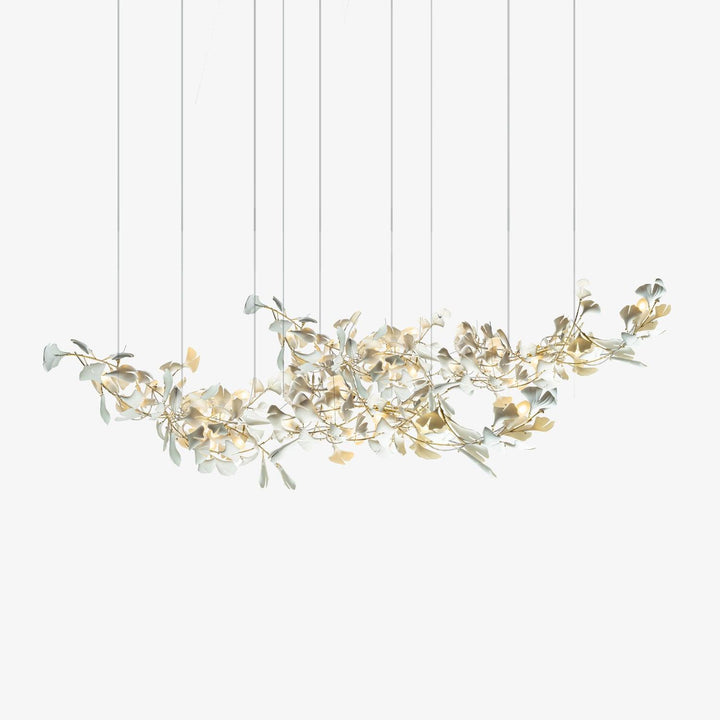 Double Layer Combination Gingko Chandelier - Vakkerlight