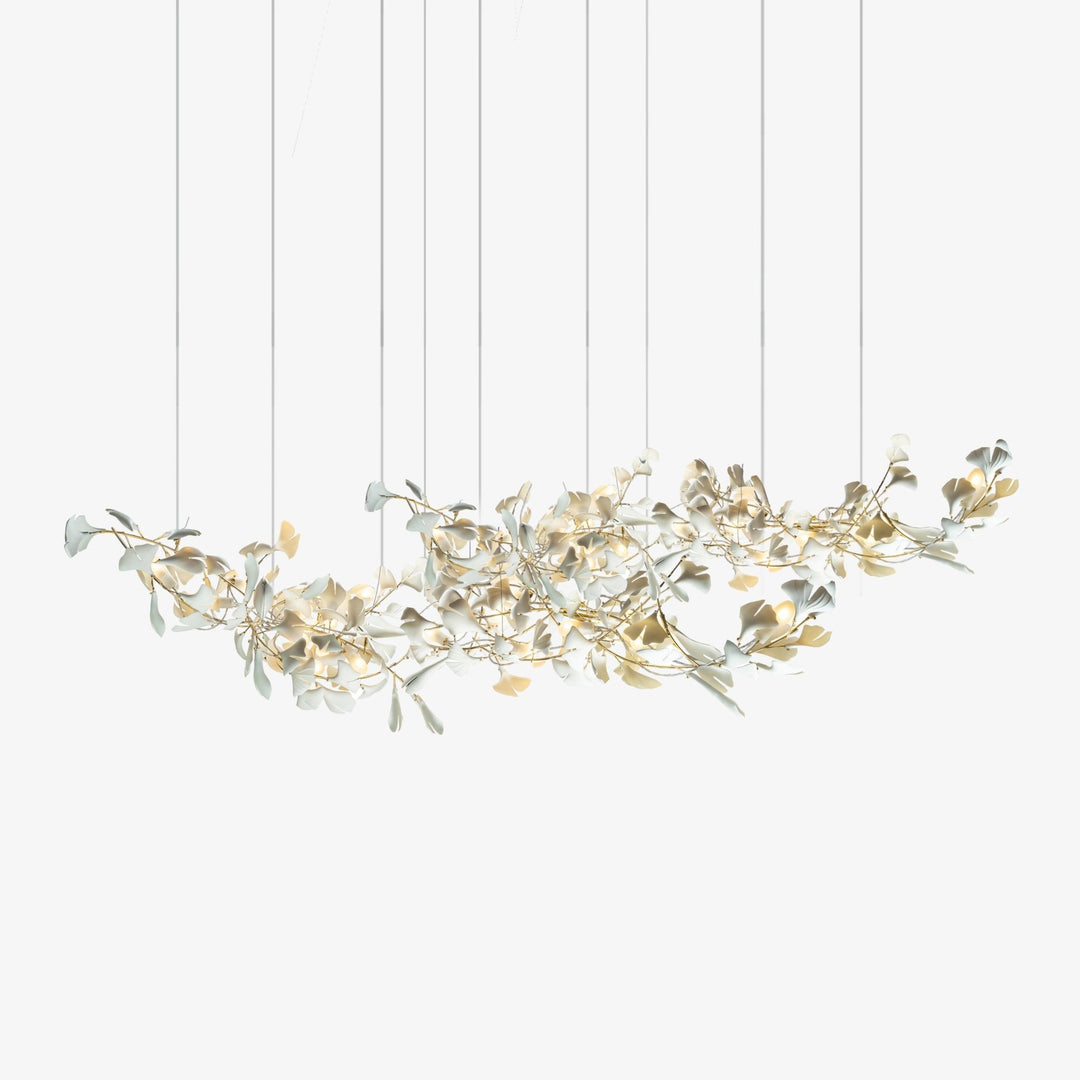 Double Layer Combination Gingko Chandelier - Vakkerlight