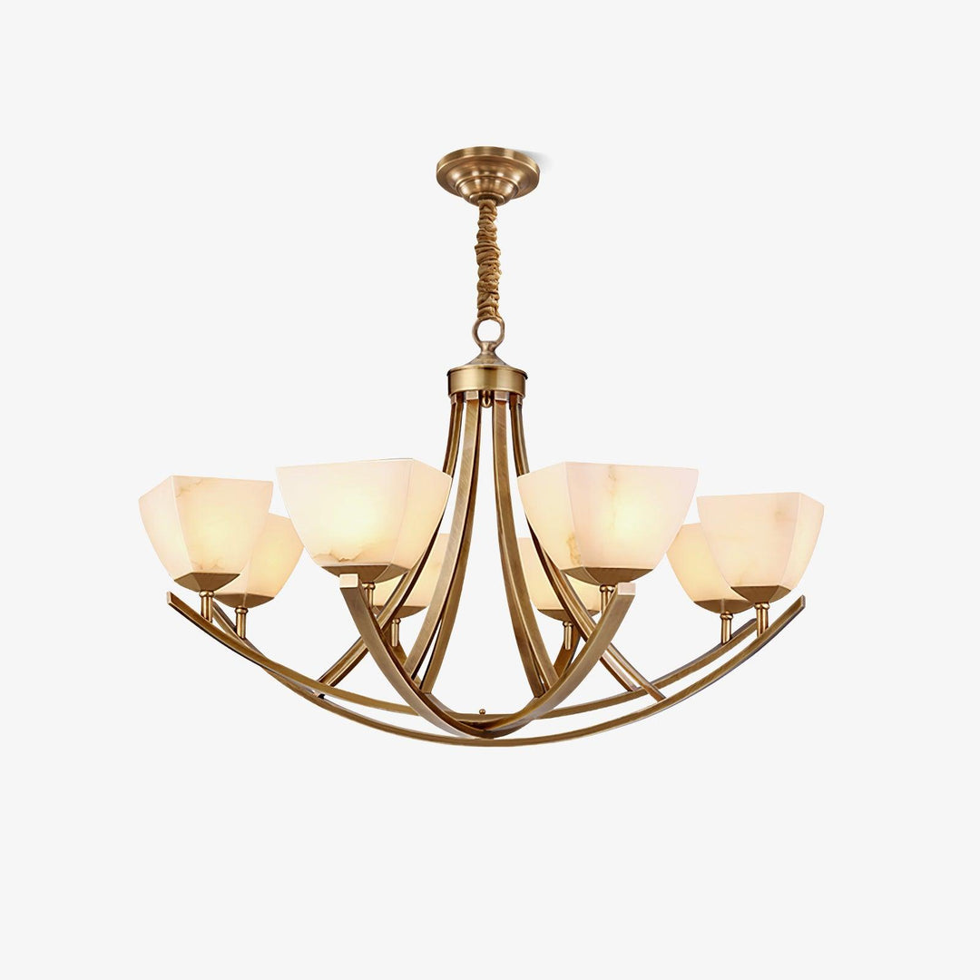 Dover Brass Chandelier - Vakkerlight