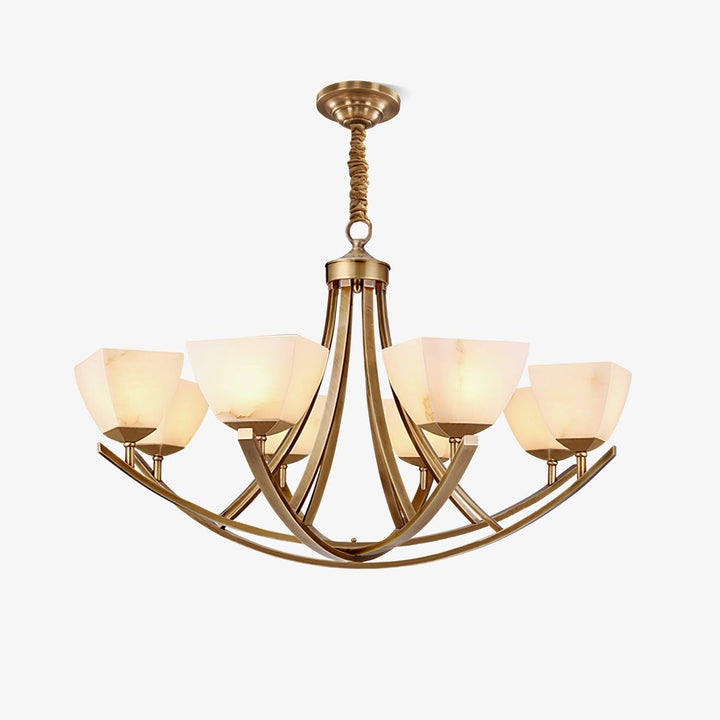 Dover Brass Chandelier - Vakkerlight