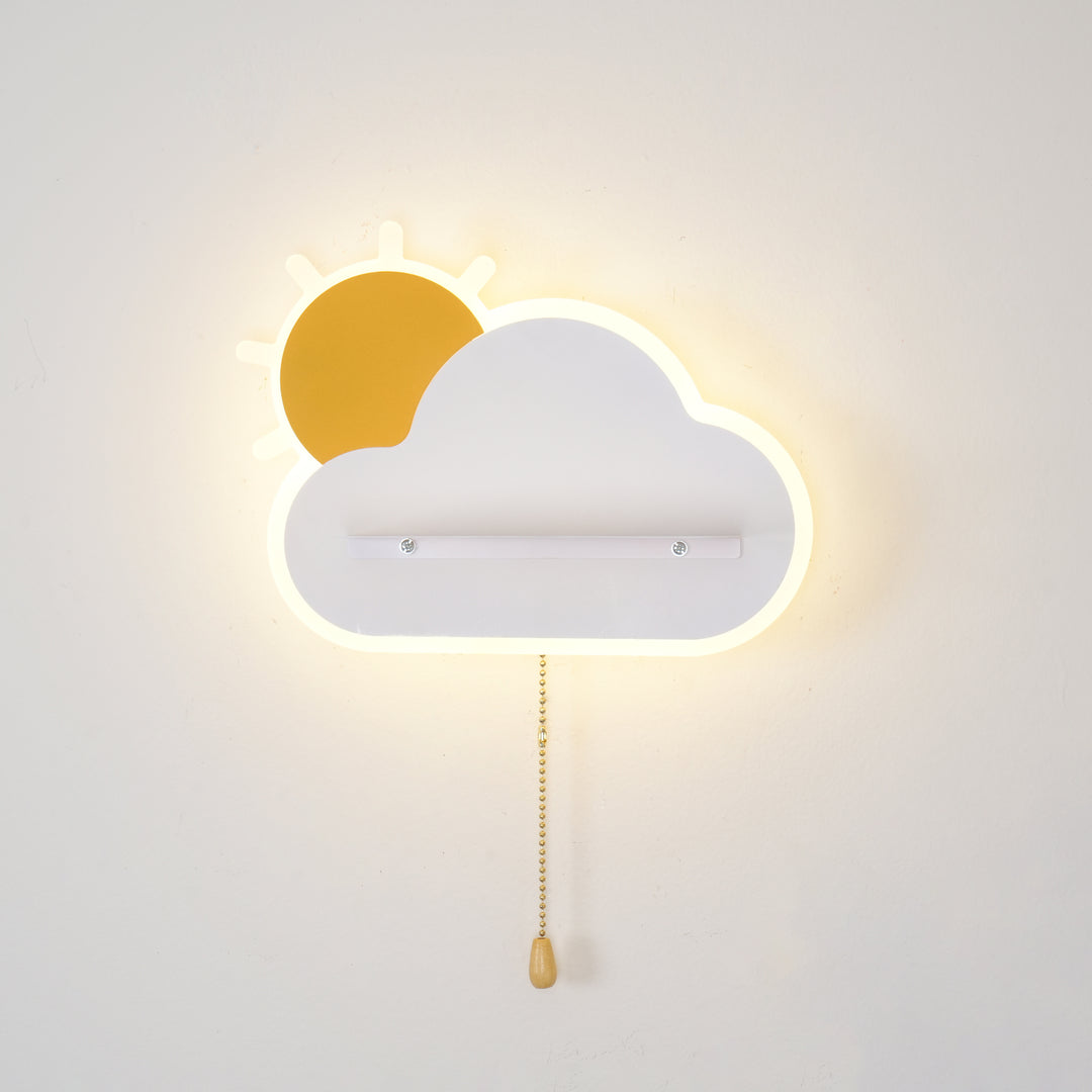 Dromerigere wolk-wandlamp