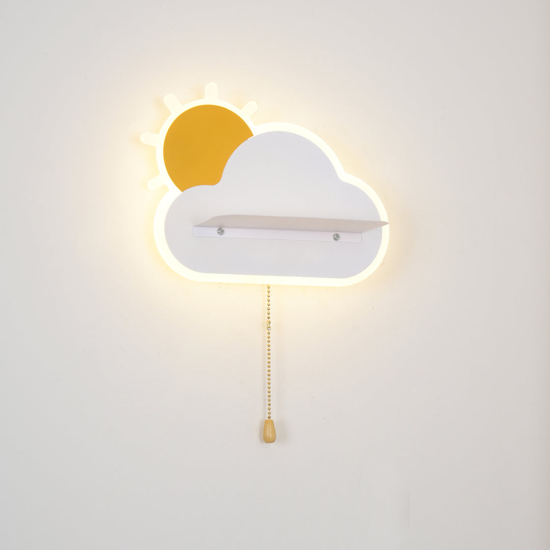 Dromerigere wolk-wandlamp