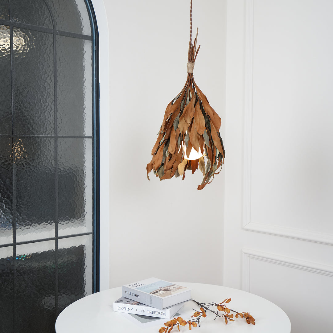 Dried Branch Leaf Pendant Lamp - Vakkerlight