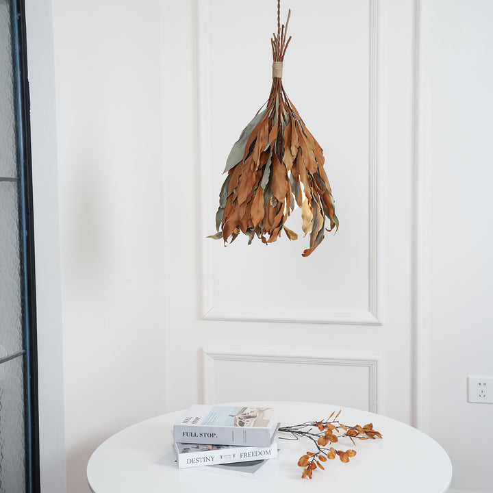 Dried Branch Leaf Pendant Lamp - Vakkerlight